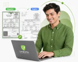 Preparación de traducción certificada para USCIS