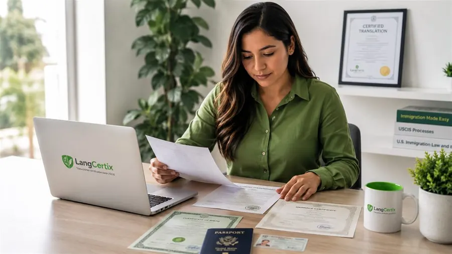 Traducciones certificadas para USCIS - Traducción en formato espejo para USCIS